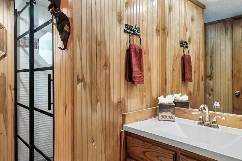 הוילה פיג'ן פורג' Beary Peaceful Smokies Retreat: Hot-Tub & Pools מראה חיצוני תמונה