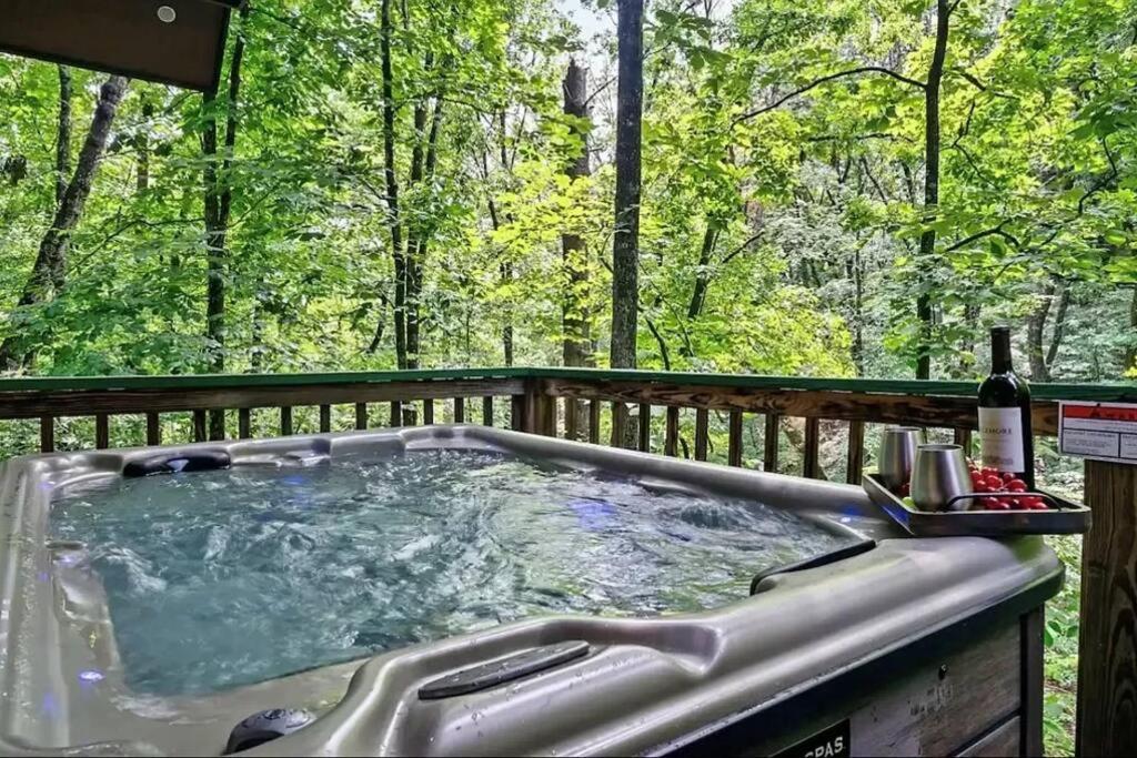 הוילה פיג'ן פורג' Beary Peaceful Smokies Retreat: Hot-Tub & Pools מראה חיצוני תמונה